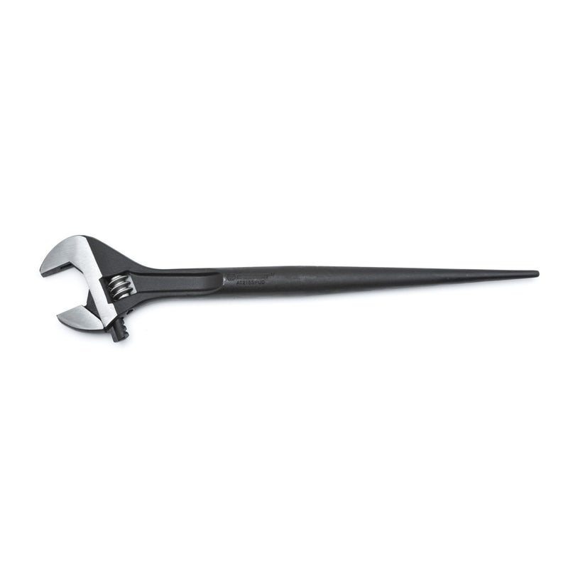 Crescent 16" Adjustable Black Oxide Construction Wrench - Home Improvement Hand Tool for Tight Spaces - Wide Mouth - AT215SPUD - Image 1